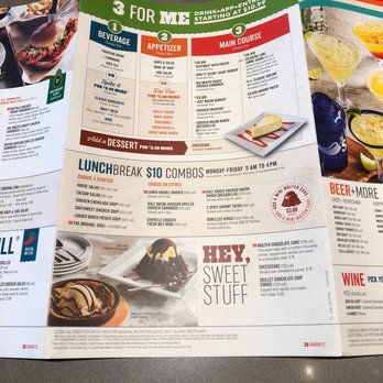 Chili's - Lunch menu - Tex-Mex Near Me - Diamond Bar, California
