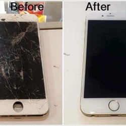Get Phone Fix - My iPhone 6, before and after pictures. ..