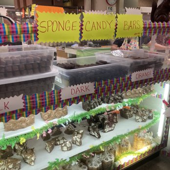 Broadway Market - The sponge candy display - Shopping Centers Near Me - Buffalo, New York