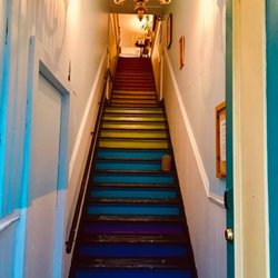 Flavour - Love the rainbow stairs!