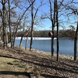 Redemptorist Retreat Center - On walking path overlooking lake.