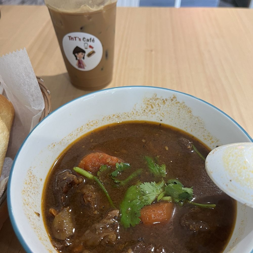 Vietnamese Iced Coffee and Banh Mi Bo Kho/Beef Stew Vietnamese Iced Coffee and Banh Mi Bo Kho/Beef Stew