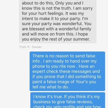 Trish Page - It sure why but she deleted this screenshot. Adding it back to the review. - Face Painting Near Me