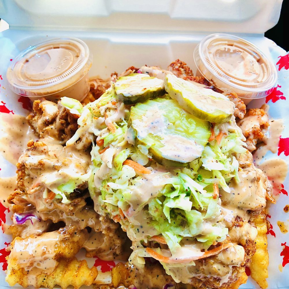 Ricky's Hot Chicken - Birds Nest (Medium Spice) - Chicken Wings Near Me - Plano, Texas Ricky's Hot Chicken - Birds Nest (Medium Spice) - Chicken Wings Near Me - Plano, Texas