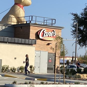 Raising Cane's Chicken Fingers - This was my half way point that I waited in line . - Fast Food Near Me - Clovis, California