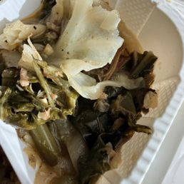 Greens and cabbage mixed Greens and cabbage mixed