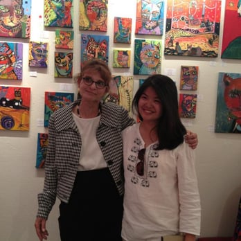 Jana's RedRoom - With Loretta De Grandis - Professor D - at her Art Show "Feline Pleasures" - Art Galleries Near Me - Las Vegas, Nevada Jana's RedRoom - With Loretta De Grandis - Professor D - at her Art Show "Feline Pleasures" - Art Galleries Near Me - Las Vegas, Nevada