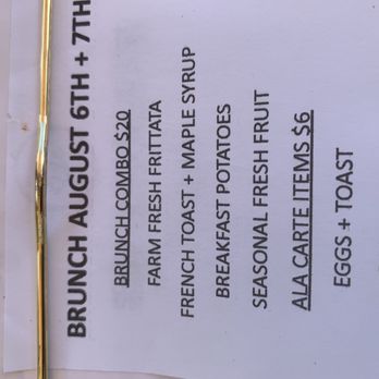 Stable Gate Winery - Brunch menu - Wine Tasting Room Near Me - Castleton-on-Hudson, New York