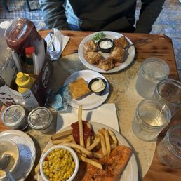 Salmon and halibut bites