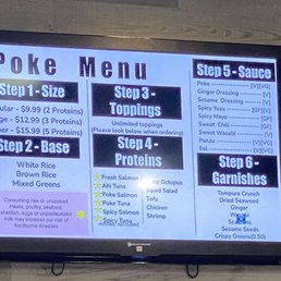 Poke Menu Poke Menu