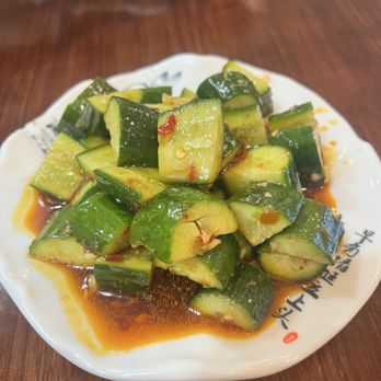 Ju Feng Yuan Dumpling Cafe - Cucumber with Garlic - Chinese Near Me - Poway, California