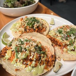 Spicy Salmon Tacos