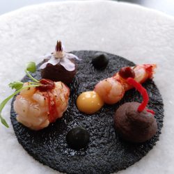 Annua - Taco de maíz azul y carabinero