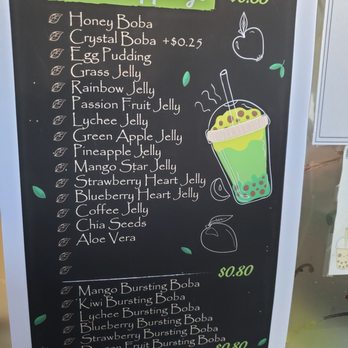 Top Up - Menu - Bubble Tea Near Me - Alameda, California