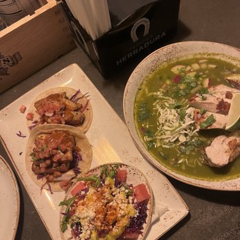 Posada Alta Cocina - Mahi Mahi tacos and Posole - Desserts Near Me - Livermore, California Posada Alta Cocina - Mahi Mahi tacos and Posole - Desserts Near Me - Livermore, California