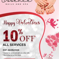 Essence Nails and Spa - Book your spot now!  910-799-2662
Or visit our website:  www.essencenailsandspanc.com
 250 Racine Dr Ste 8, Wilmington, NC 28403