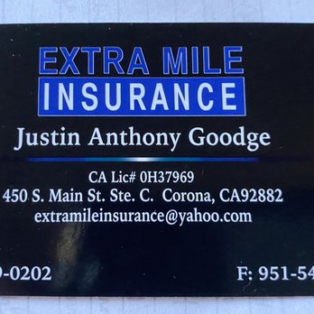 Extra Mile Insurance - Excellent agent! - Tax Services Near Me - Corona, California