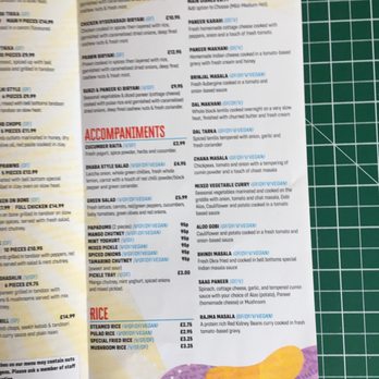 Bell Bottom Indian Takeaway - Menu - Indian Near Me - Edinburgh, EDH