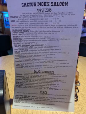 Menu photo 6 Cactus Moon Saloon Everett, WA Menu photo 6 Cactus Moon Saloon Everett, WA