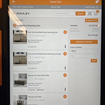 Ashley Store - What was in the order - Furniture Stores Near Me - Henderson, Nevada Ashley Store - What was in the order - Furniture Stores Near Me - Henderson, Nevada