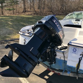 Outboard Exchange - Remanufactured Evinrude 115 - Boat Repair Near Me - Waterford, Connecticut Outboard Exchange - Remanufactured Evinrude 115 - Boat Repair Near Me - Waterford, Connecticut