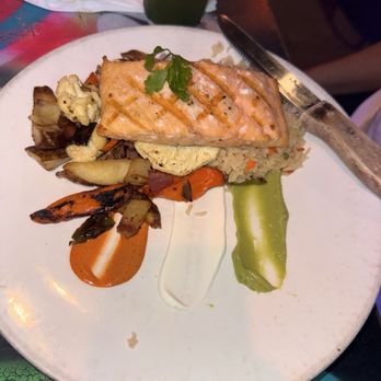 Tempo Cantina - Mayan Grilled Salmon - New American Near Me - Brea, California