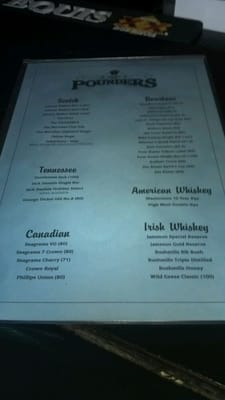 Menu photo 2 Pounders Sports Pub Escondido, CA