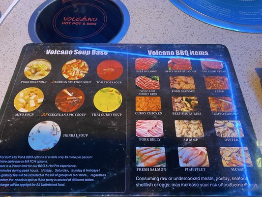 Menu photo 5 Volcano Hot Pot & Bbq Hollywood, FL Menu photo 5 Volcano Hot Pot & Bbq Hollywood, FL