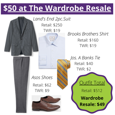 What $50 buys at The Wardrobe - The Wardrobe is open to the public for shopping. Hose experiencing job loss or financial hardship can receive an appointment to select clothing at no cost. What $50 buys at The Wardrobe - The Wardrobe is open to the public for shopping. Hose experiencing job loss or financial hardship can receive an appointment to select clothing at no cost.