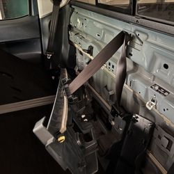Cutter Ford - Cutter disassembled behind Maverick back seat