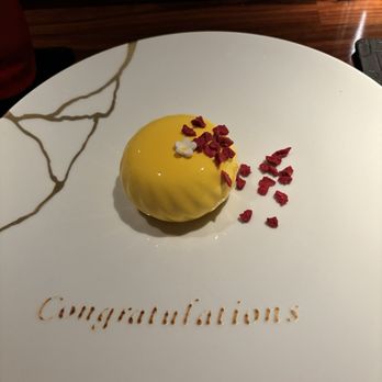 L'Atelier de Joel Robuchon - Money cake - celebratory free dessert for my new job - French Near Me - Miami, Florida L'Atelier de Joel Robuchon - Money cake - celebratory free dessert for my new job - French Near Me - Miami, Florida