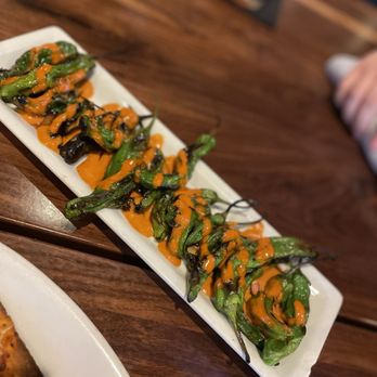 Foxhole Culinary Tavern - Shishito peppers - New American Near Me - Austin, Texas Foxhole Culinary Tavern - Shishito peppers - New American Near Me - Austin, Texas