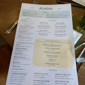 Acadia - Mediterranean Near Me - New York, New York Acadia - Mediterranean Near Me - New York, New York