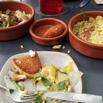 Ultreia - Wide selection of items. The Setas and artichoke salad were so good. - Tapas Bars Near Me - Denver, Colorado