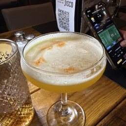 Pisco sour- passion fruit