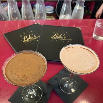 Lulu's Chocolate Bar - Lulutini & chocolate macaroon martini - Desserts Near Me - Savannah, Georgia