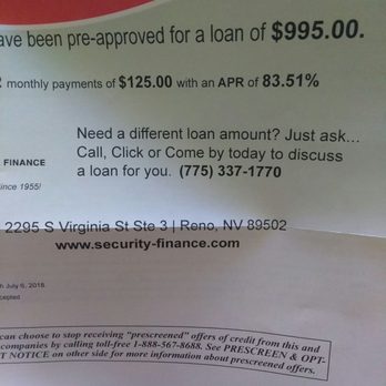 Maverick Finance - LMFAO!!! 83.51% APR. - Installment Loans Near Me - Reno, Nevada Maverick Finance - LMFAO!!! 83.51% APR. - Installment Loans Near Me - Reno, Nevada