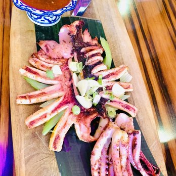 LaoTable - Grilled squid.. fish not fresh - Laotian Near Me - San Francisco, California