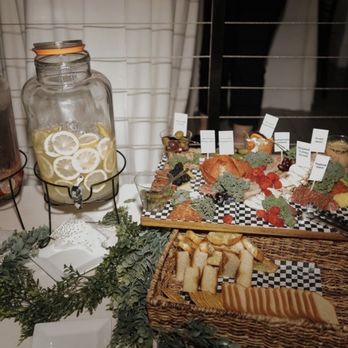All About Catering - Charcuterie and infused water station - Caterers Near Me - Las Vegas, Nevada