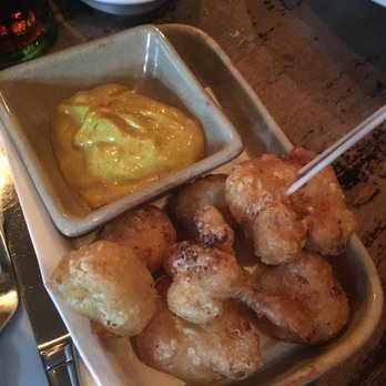 The Broad Chare - Cauliflower fritters with curry mayo - British Near Me - Quayside, XTW