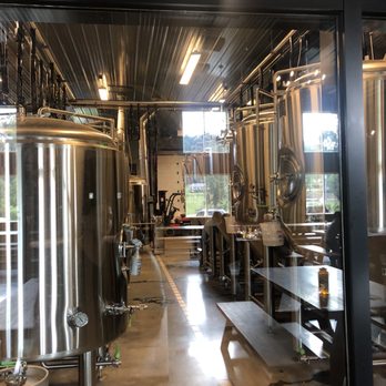 Burning Blush Brewery - Tanks at the brewery - Breweries Near Me - Mills River, North Carolina