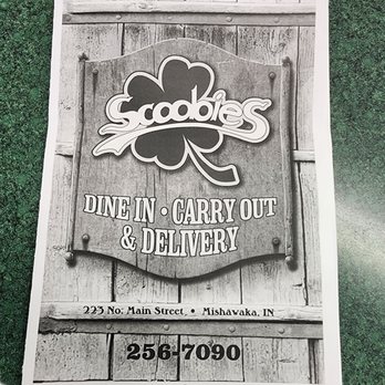 Scoobies - Menu cover - Burgers Near Me - Mishawaka, Indiana