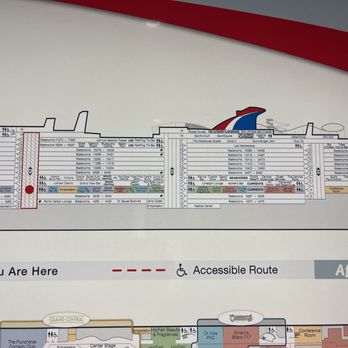 Carnival Jubilee - Ship map - Hotels & Travel Near Me - Galveston, Texas