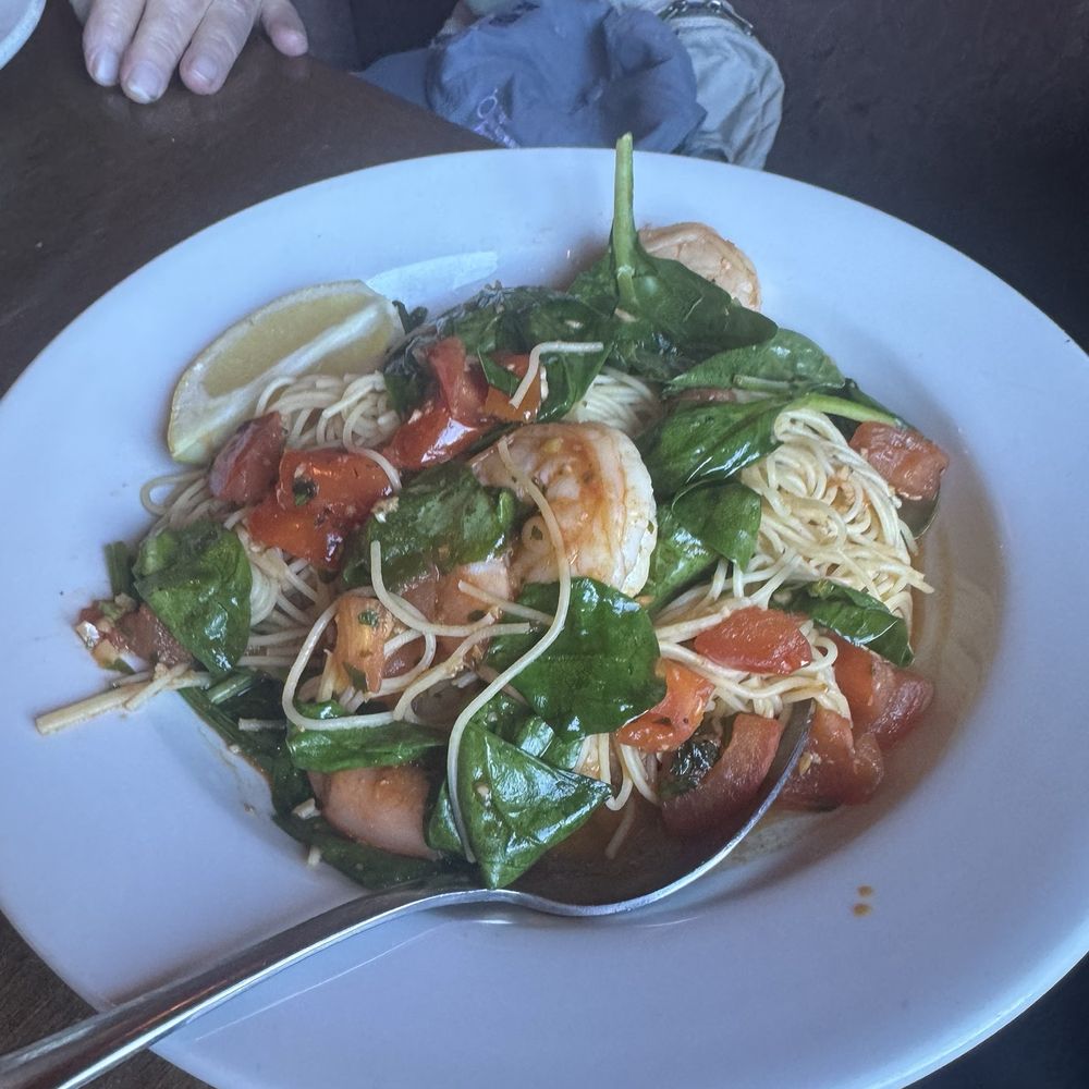 Macaroni's Ristorante - Angel hair pasta with prawns - Italian Near Me - Ashland, Oregon Macaroni's Ristorante - Angel hair pasta with prawns - Italian Near Me - Ashland, Oregon