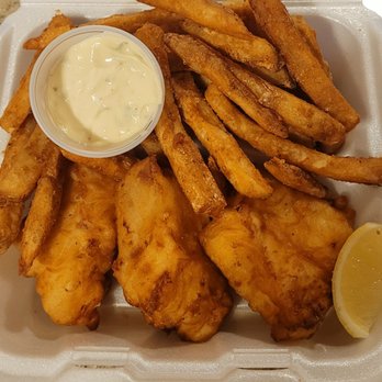 Seafood Gourmet - Battered fish & chips (small size) - Seafood Near Me - Maywood, New Jersey Seafood Gourmet - Battered fish & chips (small size) - Seafood Near Me - Maywood, New Jersey