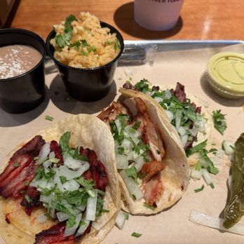 Twisted Trompo - 3 tacos - al pastor, chicken, steak - Mexican Near Me - Dallas, Texas Twisted Trompo - 3 tacos - al pastor, chicken, steak - Mexican Near Me - Dallas, Texas