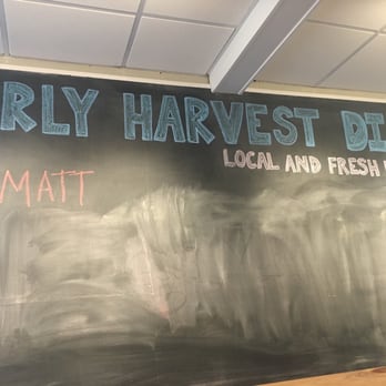 Early Harvest Diner - Big blackboard - Diners Near Me - Wakefield, Massachusetts Early Harvest Diner - Big blackboard - Diners Near Me - Wakefield, Massachusetts