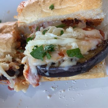 Fatto A Mano Pizzeria - Eggplant Parmesan sandwich - Italian Near Me - Greenville, Texas Fatto A Mano Pizzeria - Eggplant Parmesan sandwich - Italian Near Me - Greenville, Texas