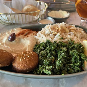 La Marsa Delray - Vegetarian platter lunch special $12.99 - Mediterranean Near Me - Delray Beach, Florida