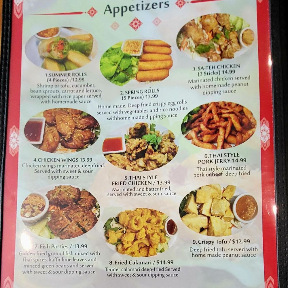 Red Elephant - Da appetizer menu as of May 31, 2024. - Thai Near Me - Honolulu, Hawaii Red Elephant - Da appetizer menu as of May 31, 2024. - Thai Near Me - Honolulu, Hawaii